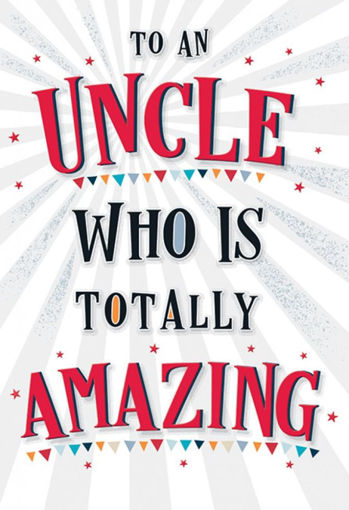 Picture of AMAZING UNCLE BIRTHDAY CARD